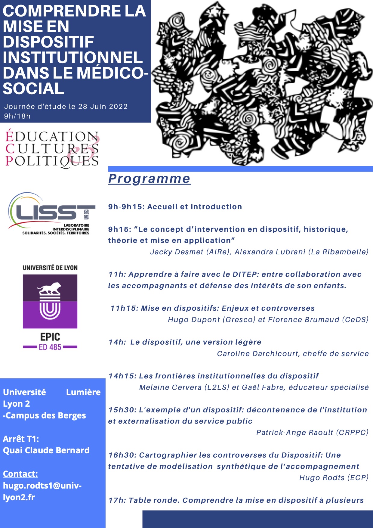 Programme JE medico social Lyon